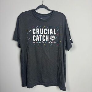 NIKE X NFL | Chicago Bears Crucial Catch Intercept Cancer Tee Unisex Size XL